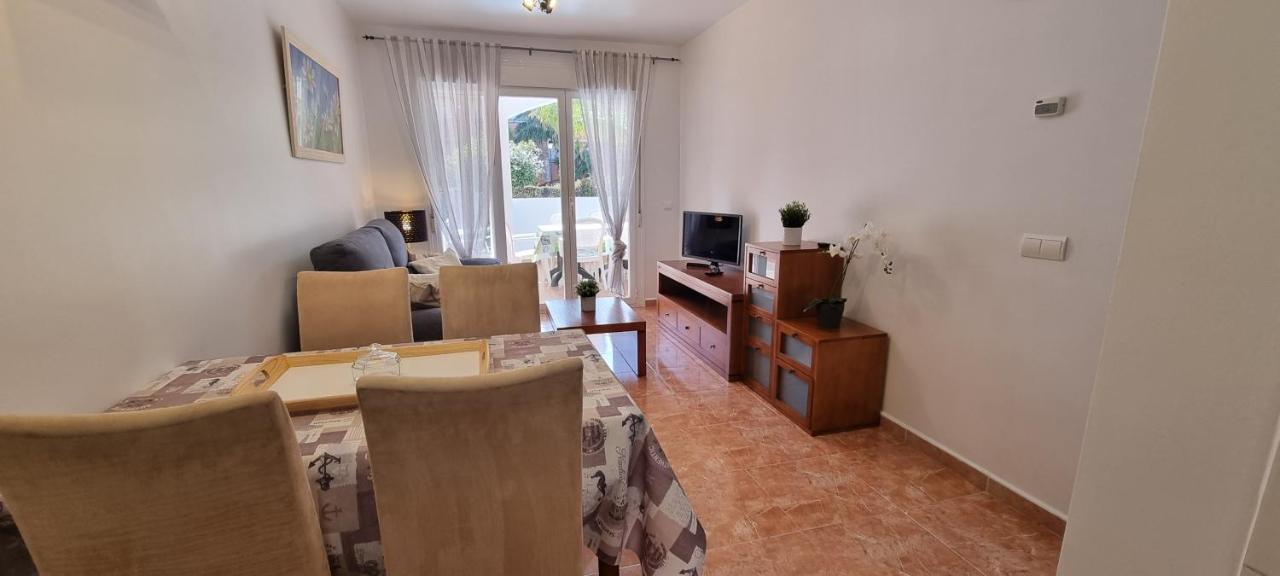 Apartamentos Paraiso Vera Playa: Beachfront Garden Retreat with Private Pool Playas de Vera Exterior photo